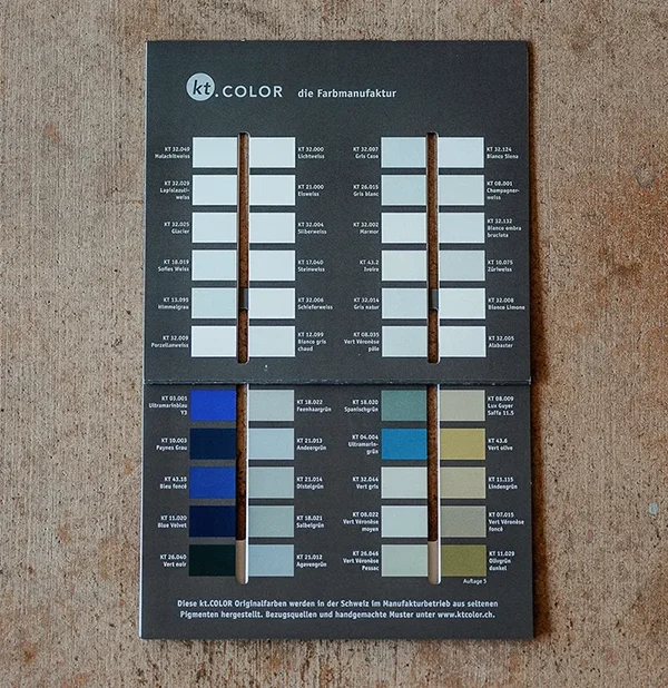 Kostenlose Faltfarbkarte